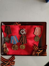 Медаль за оборону Москвы, оред Славы 1 степени, медаль за победу