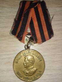 Медаль "За победу над Германией" май 1945