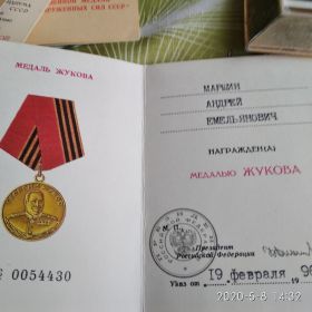 Медаль Жукова
