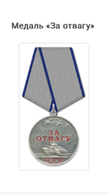 Медаль "за отвагу"