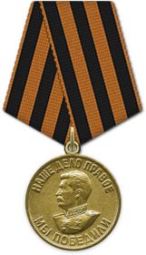 Медаль За победу над Германией в Великой Отечественной войне 1941-1945 гг.