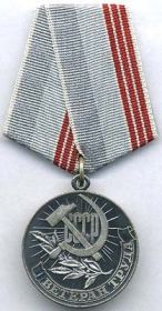 Медаль Ветерану Труда за долголетний добросовестный труд