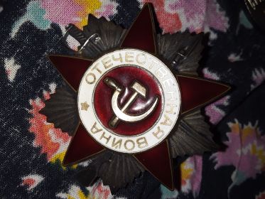 Орден Великой  Отечественной Войны 2 степени