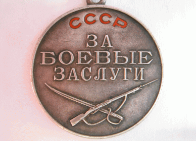 25.11.1944 года -  Медаль "За боевые заслуги"