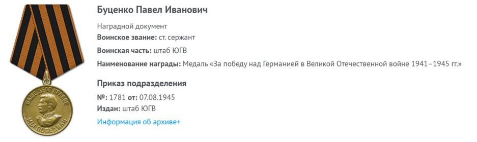 Медаль За Победу над Германией в Великой Отечественной войне 1941-45гг