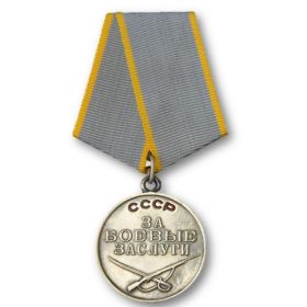 Медаль «За боевые заслуги» (15.11.1950г.)