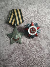 Медали "За отвагу", "30 лет Советской армии и флота"