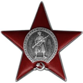 20.04.1945 Орден Красной Звезды за боевые действия по разгрому Земландской группировки