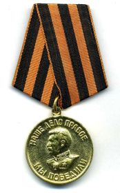 Медаль  ,,За победу над германией в великой отечественной войне 1941-1945"
