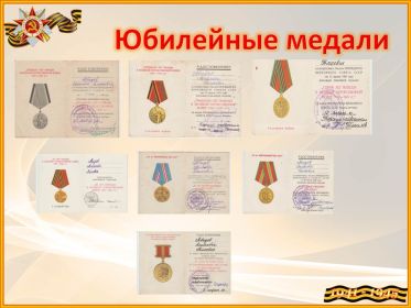 Орден Отечественной войны II степени,медали «За взятие Кенигсберга», «За победу над Германией».