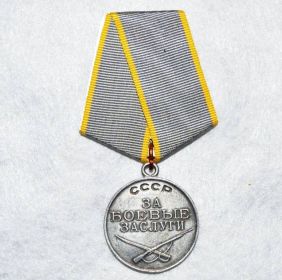 Награжден медалью "За боевые заслуги"