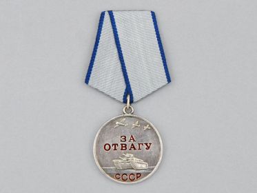 Медаль: «За отвагу»