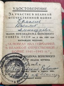 Медаль «За победу над Германией в Великой Отечественной войне 1941-1945 гг.