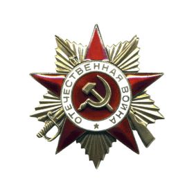 Орден Отечественной войны II степени Номер документа: 73 Дата документа: 06.04.1985