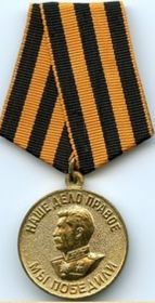 Медаль «За Победу над Германией в Великой отечественной войне 1941-1945 гг.»
