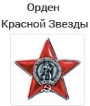 орден «Красной Звезды»,орден «Отечественной Войны» I степени,медали