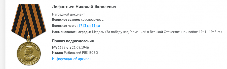 Медаль За Победу над Германией в Великой Отечественной войне 1941-45гг