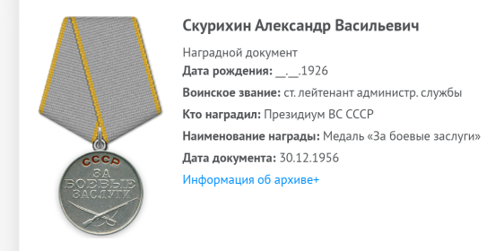Медаль За боевые заслуги