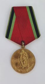 Медаль «Двадцать лет победы в Великой Отечественной войне 1941–1945 гг.»