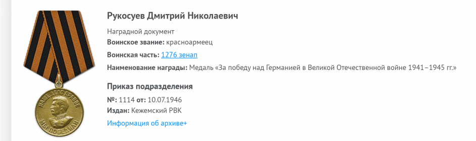 Медаль За Победу над Германией в Великой Отечественной войне 1941-45гг