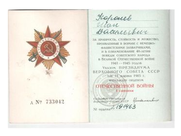 Орден Великой Отечественной войны Первой степени