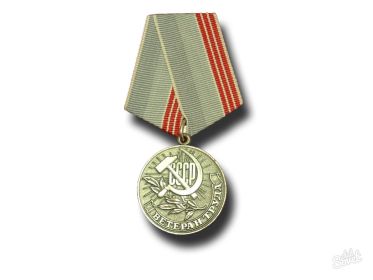 медаль"Ветеран Труда"