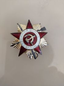 Медалью За Отвагу. ОрденОтечественной войны I степени