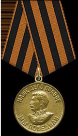 Медаль «За победу над Германией в Великой Отечественной войне 1941–1945 гг.»
