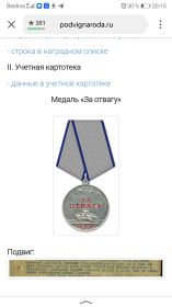 Медаль за отвагу