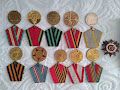 Орден отечественной войны первой степени, медаль за победу над Германией, медаль за взятие Кенексберга, и ещё 6 медалей за участие в ВОВ