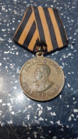 Медаль за победу над германией в Великой Отечественной Войне