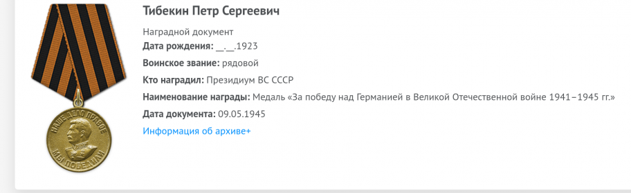 Медаль За Победу над Германией в Великой Отечественной войне 1941-45гг