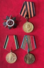 Все военные награды Б.П. Сучкова