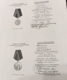 Медаль "Тридцать лет победы в ВОВ 1941-1945 гг."