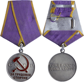 медаль «За трудовое отличие»