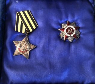 Орден Славы III степени, Медаль За Победу над Германией, Орден ОТЕЧЕСТВЕННОЙ ВОЙНЫ II степени