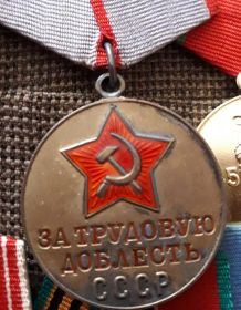 Медаль "За трудовую доблесть СССР"