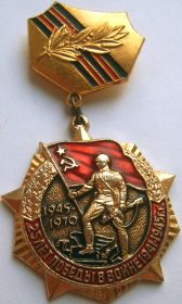 Знак «25 лет Победы в Великой Отечественной войне»