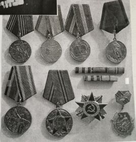 Орден Мужества I степени, Медаль за Победу над Германией в ВОВ