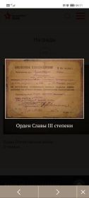 Орден славы III степени