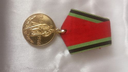 Медаль "Двадцать лет победы в Великой Отечественной войне 1941-1945 гг."