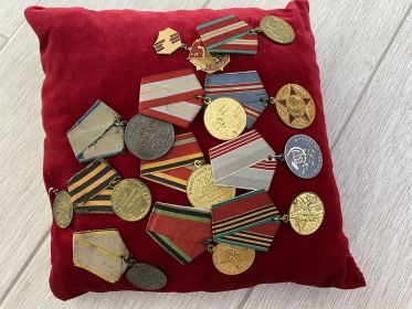 Медали участнику войны