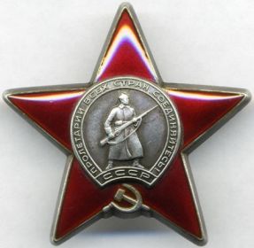 медаль "За боевые заслуги", Орден Красной Звезды