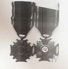 Польские ордена «Крест заслуги» 2 и 3 ст.