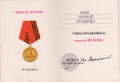 Медаль Жукова