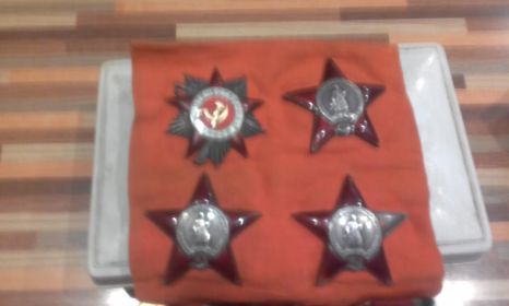 Было три ордена красной звезды и орден Отечественной войны второй степени.