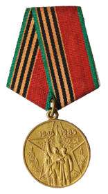Юбилейная медаль «Сорок лет Победы в Великой Отечественной войне 1941–1945 гг.»
