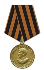 медаль "За победу над Германией в ВОВ 1941-1945 г.г."