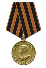 медаль "За победу над Германией в ВОВ 1941-1945 г.г."