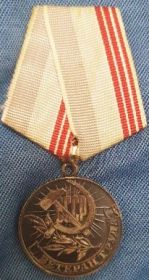 Медаль «Ветеран труда. За долголетний  добросовестный труд»